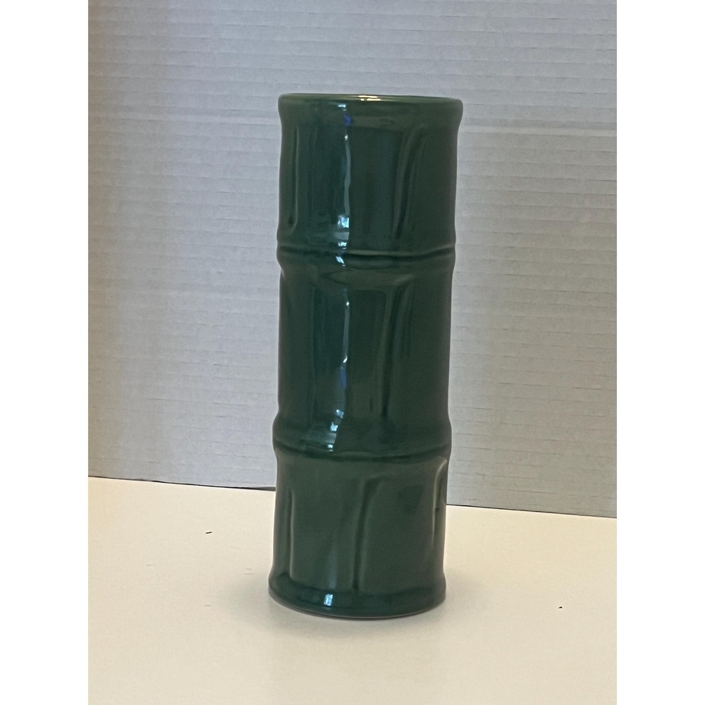 Vintage Libby's Green Bamboo Mug. 1960's.‎ 7.5"